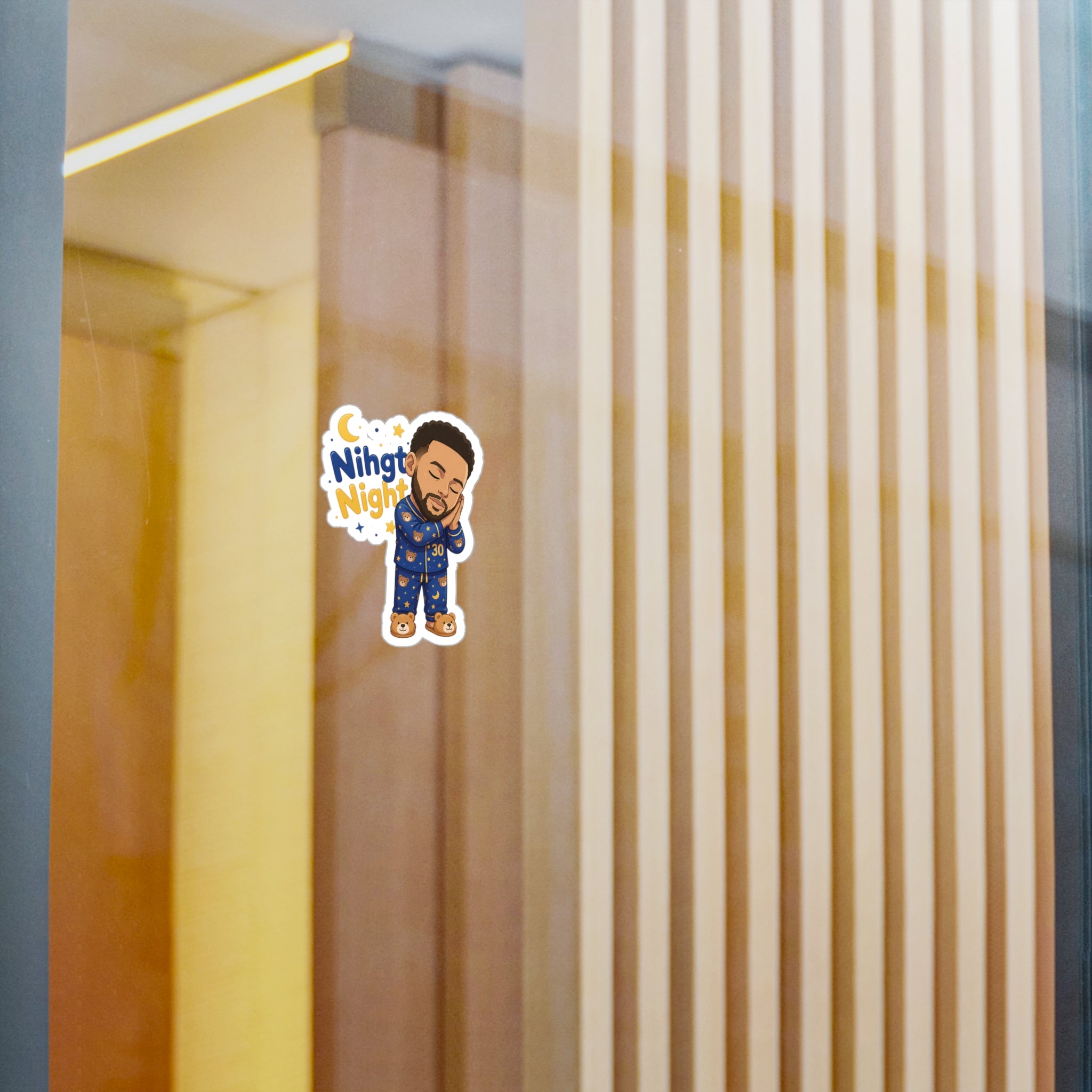 No.30 "Night Night" Golden Celebration Sticker