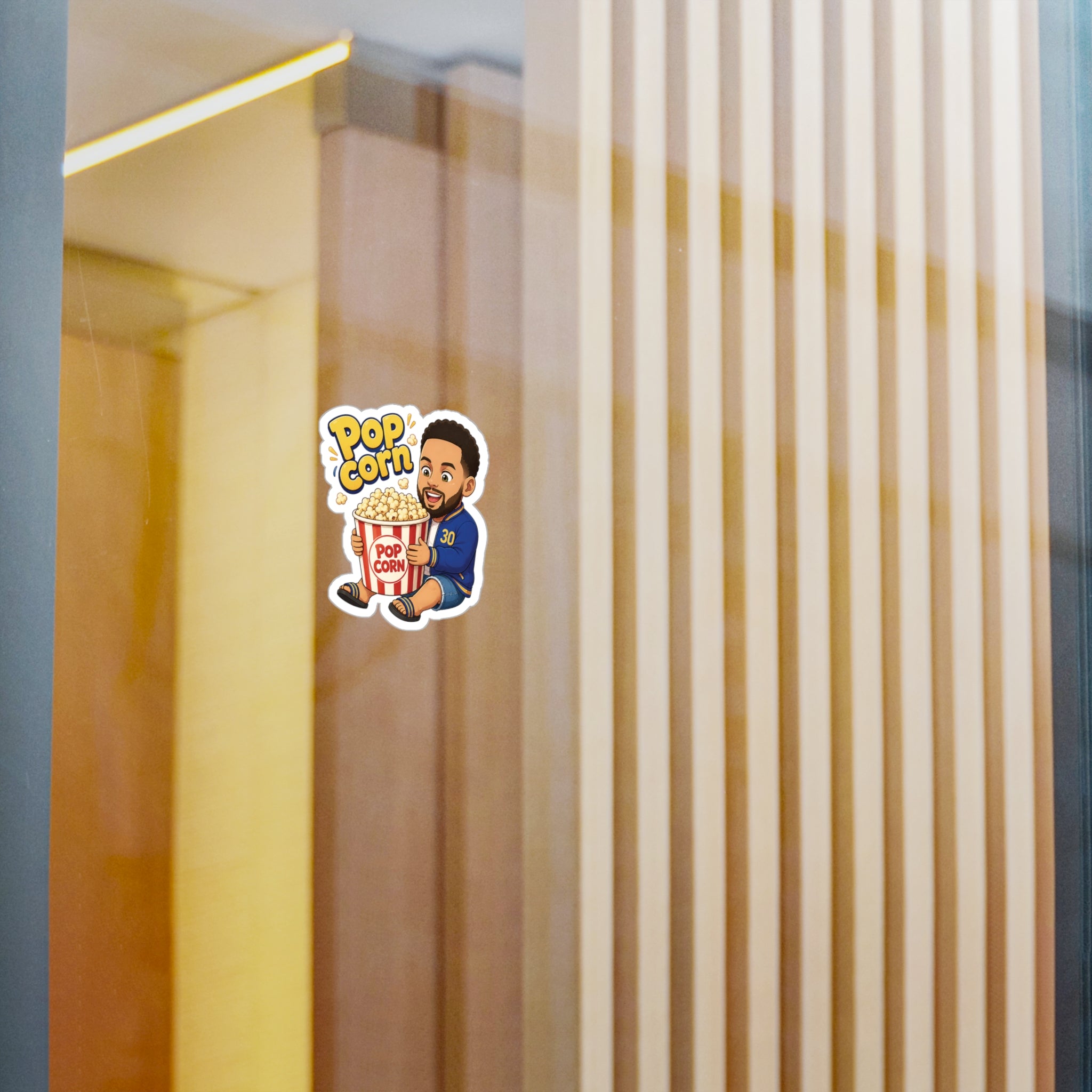 Chef's No.30 Stadium Popcorn Time Sticker