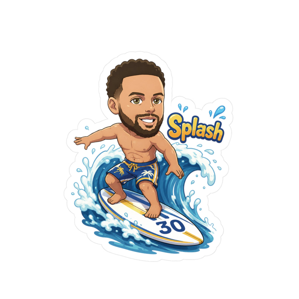 The Golden Splash Brother Hydro Wave Sticker