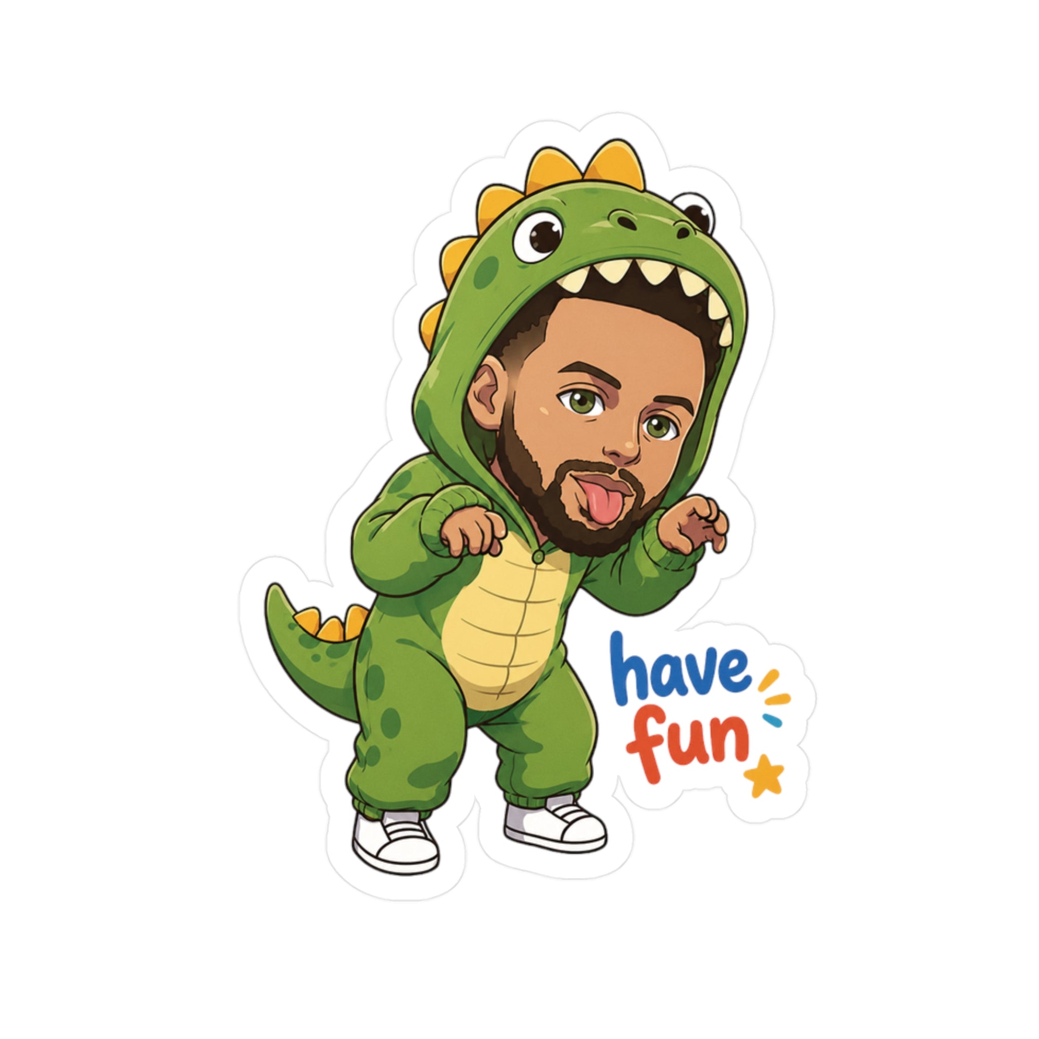 No.30 Dino-Suits Dino-Fun Cartoon Sticker