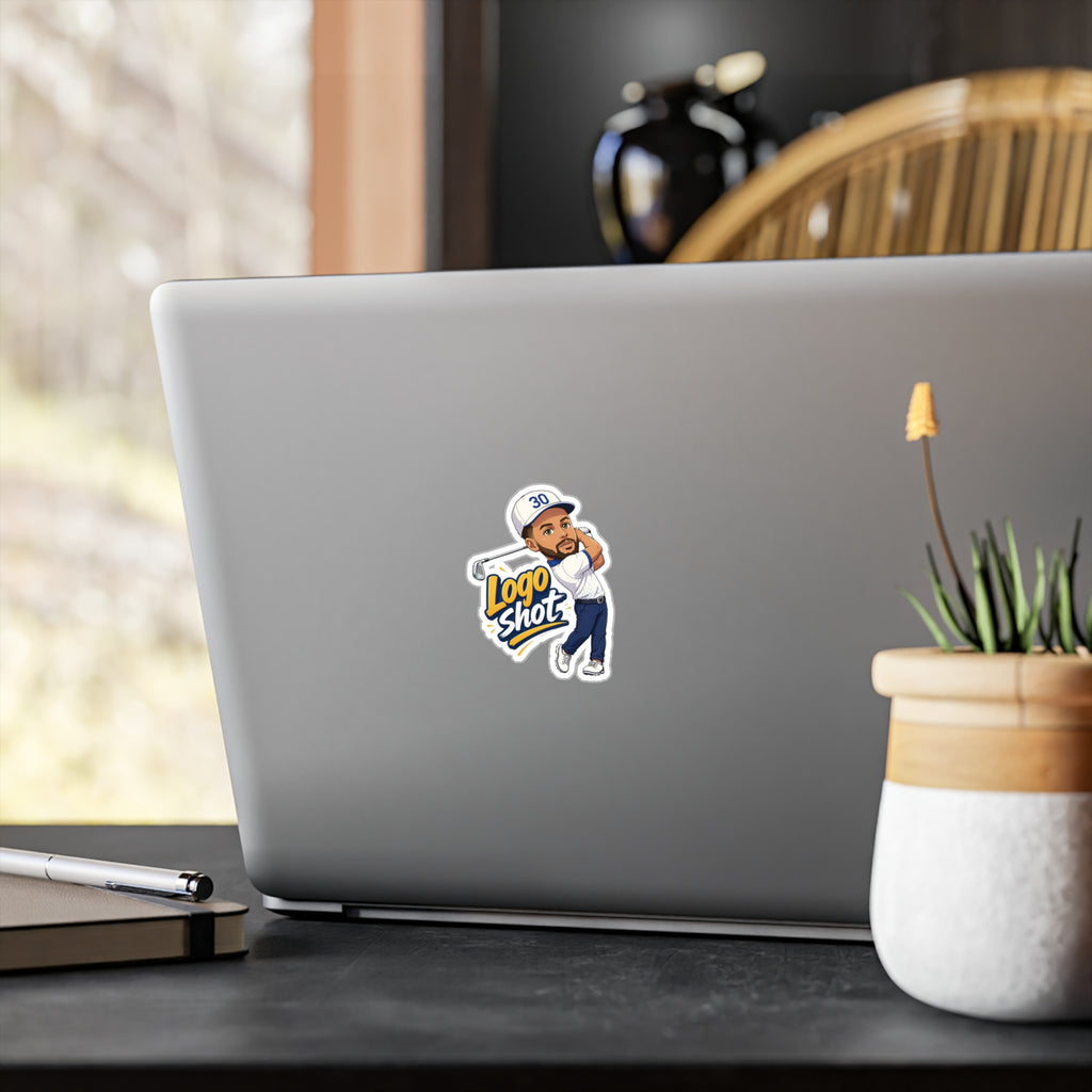 No.30 Championship Logo Shot Golf Sticker