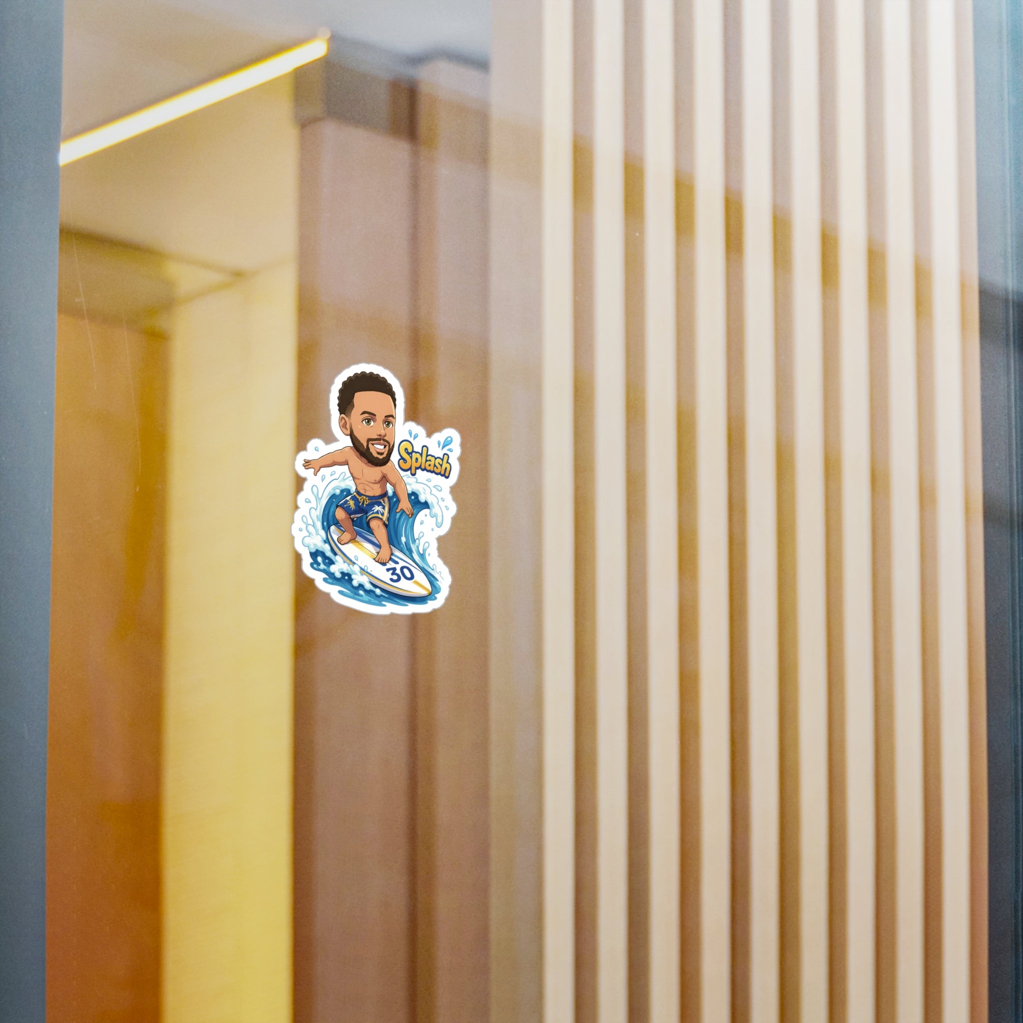 The Golden Splash Brother Hydro Wave Sticker